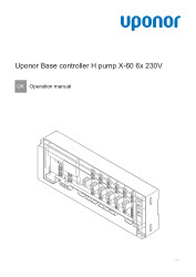 OM Base controller H pump X-60 6x 230V UK 1140328 v2
